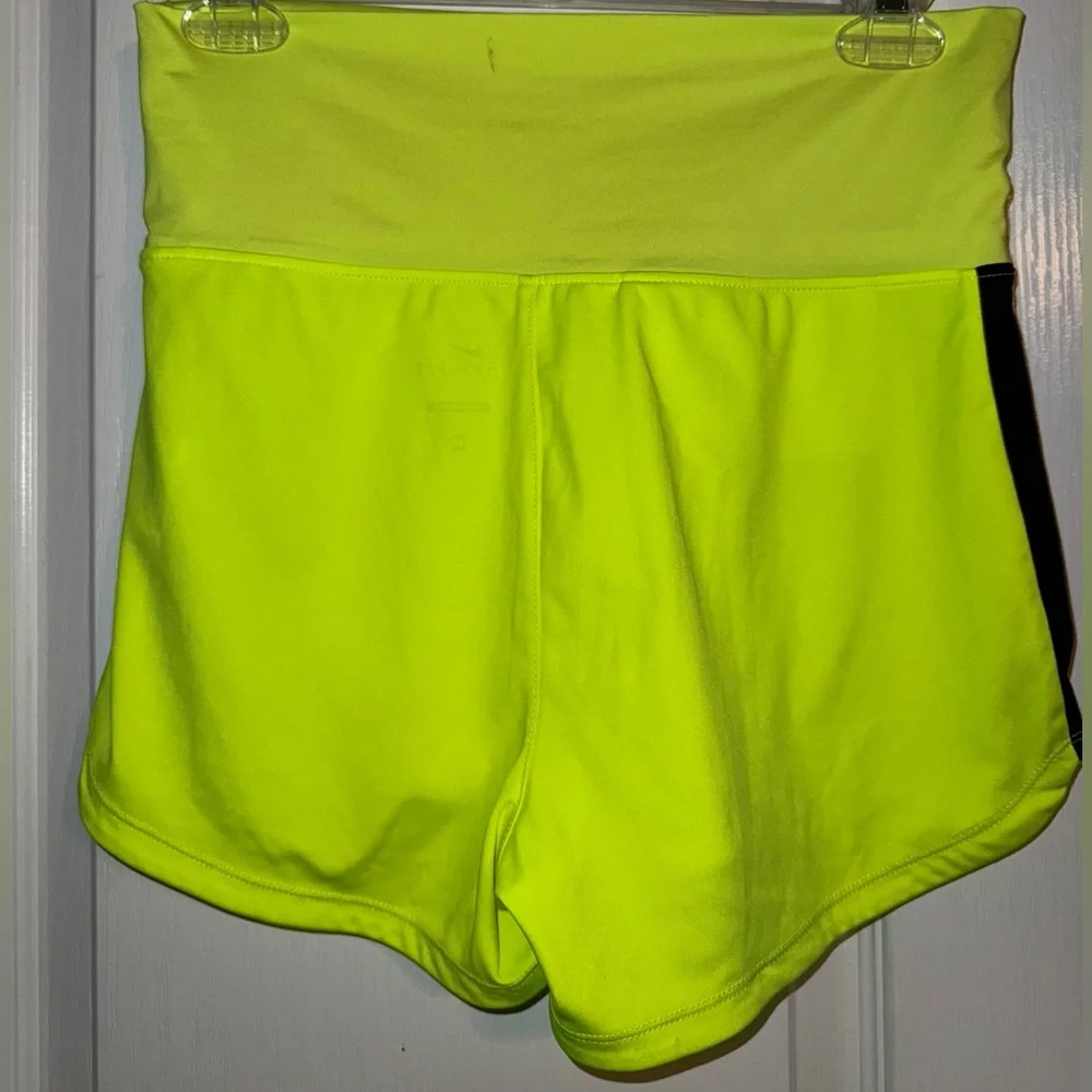 Nike Neon Green & Black Running Shorts Size XS